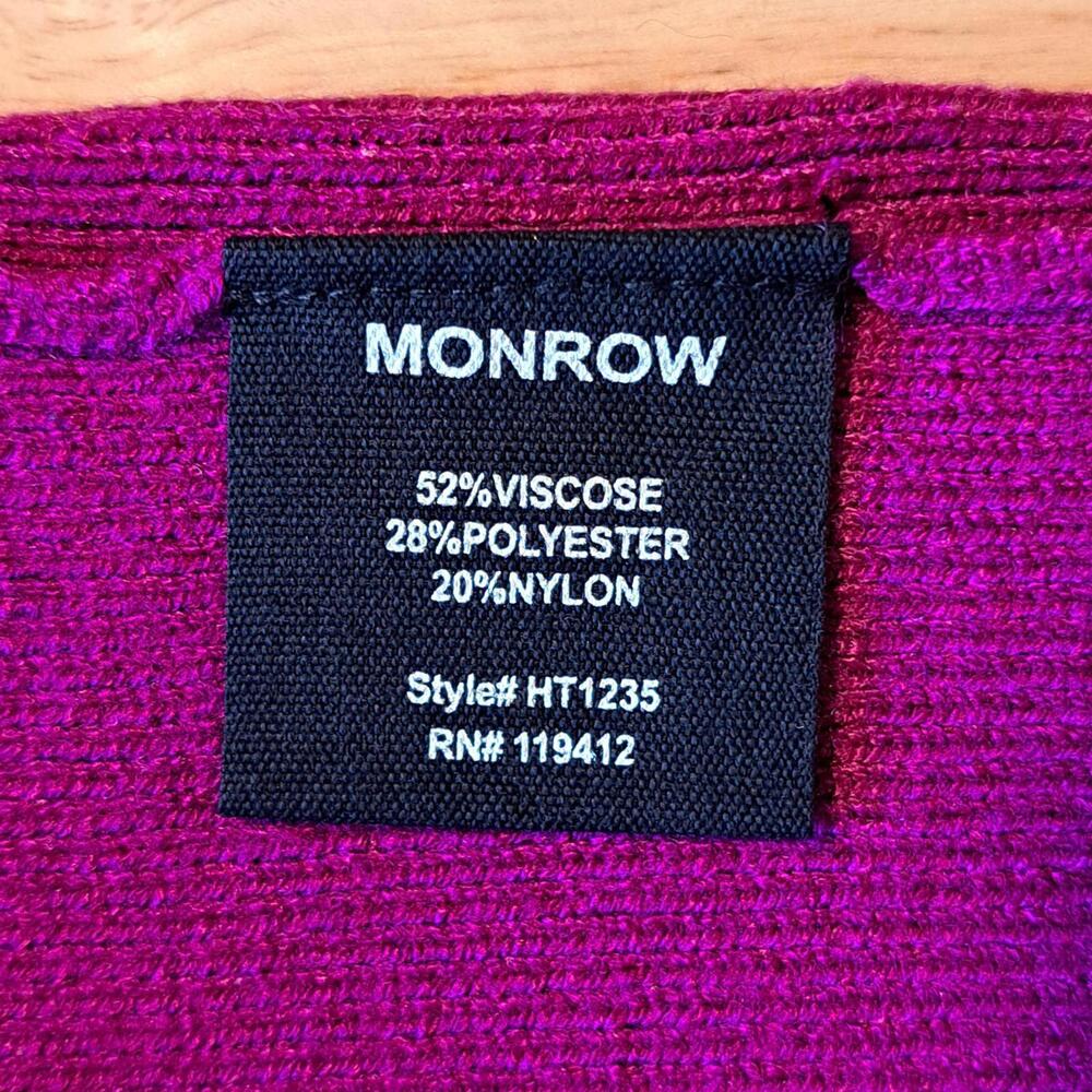 NWT ๐ ๐ผ๐ป๐ฟ๐ผ๐ Sweater Knit Halter Tank Top - Raspberry Rose - Med (8-10) - Picture 7 of 9